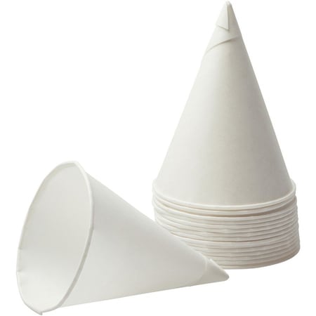 Konie Cups, Cone, Rolled Rim, 4.5Oz 200PK KCI45KBR